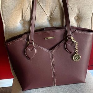 Anne Klein Tote (Maroon)